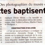 9 mai 2005 - La Couture Boussey - Exposition photographies