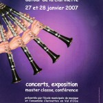 27 et 28 janvier 2007 - Montigny-lès-Cormeilles - Plaquette "Week-end de clarinettes".