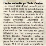 17 mai 2008 - La Couture-Boussey - Concert en église - La Nuit des Musées - L'Echo