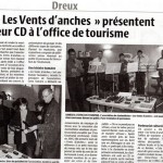 Novembre 2010 - Office du Tourisme de Dreux - Présentation du CD Récré'Action' - République du Centre