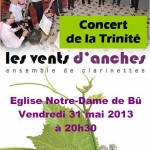 31 mai 2013 - Affiche Concert Bû