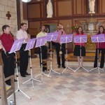 L'ensemble de clarinettes "Les Vents d'Anches" en concert.