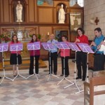 L'ensemble de clarinettes "Les Vents d'Anches" en concert.